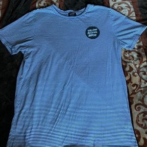 Wallows “ nothing happens “ medium striped t-shirt